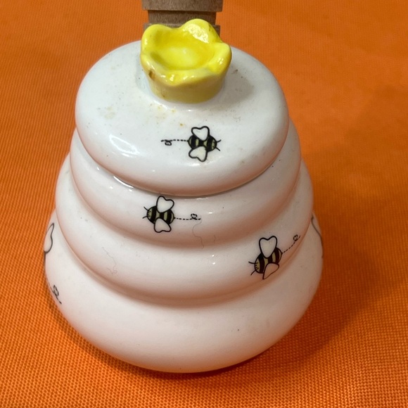 Ceramic Honey Pot with Dipper - Picture 11 of 11